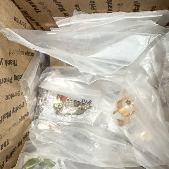 Bulk Jewelry Box 2 Pounds 4 Ounces Variety Craft Wearable Fashion Mystery Fun - Picture 8 of 9